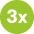 3x